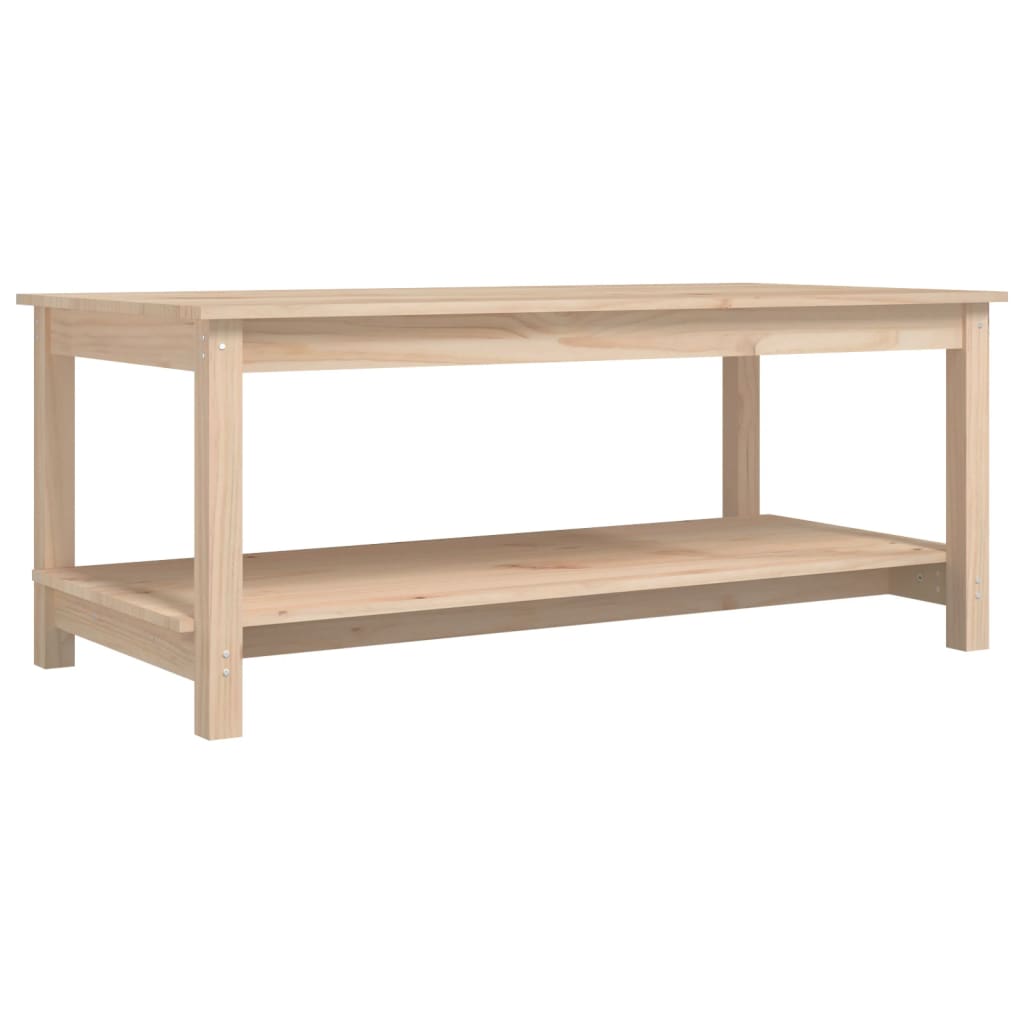 Soffbord honungsbrun 110x55x45 cm massiv furu