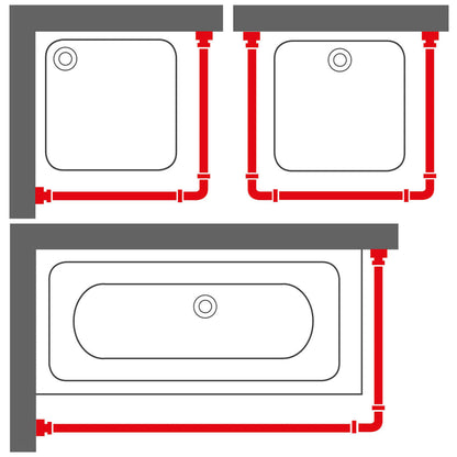 Sealskin Duschdraperistång Easy-Roll - Möbelfabriken