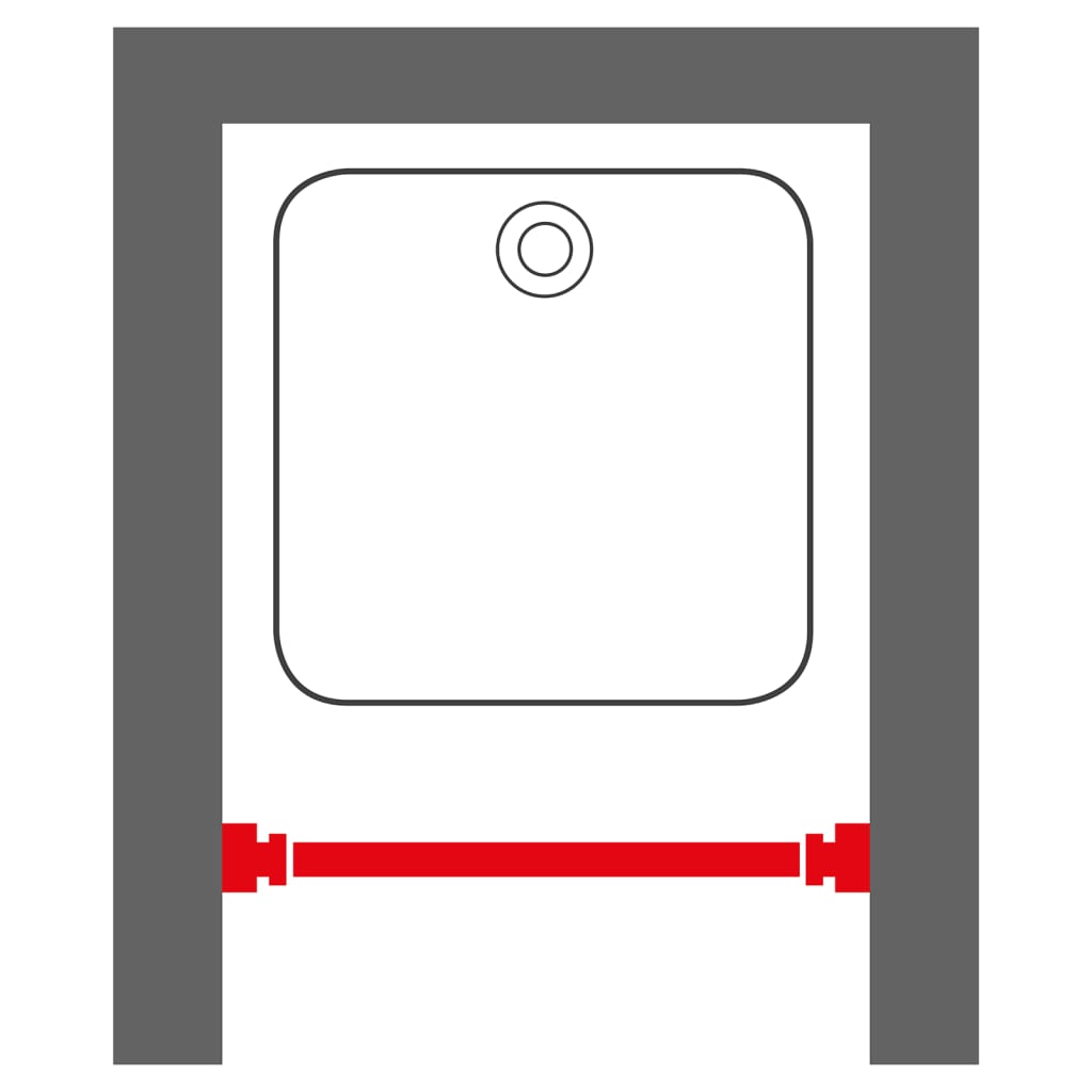 Sealskin Teleskopisk duschdraperistång 80-130 cm - Möbelfabriken