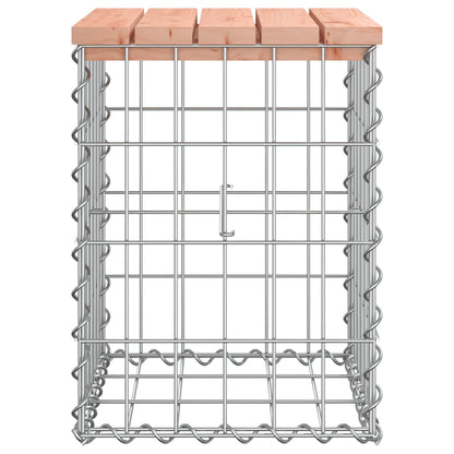 Trädgårdsbänk gabion-design 103x44x42 cm massivt douglasträ