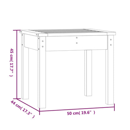 Trädgårdsbänk 80x44x45 cm massivt douglasträ