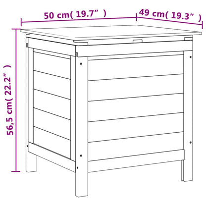 Dynbox 150x50x56,5 cm massivt granträ