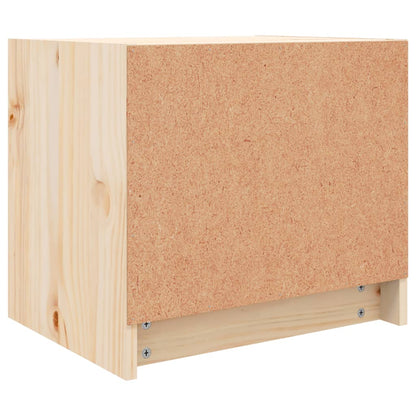 Sängbord 2 st 40x31x35,5 cm massiv furu