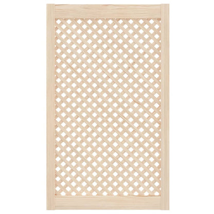 Skåpluckor gallerdesign 2 st 59,5x61,5 cm massiv furu