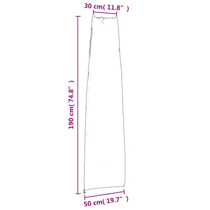 Parasollöverdrag  136x25/23,5 cm 420D oxford