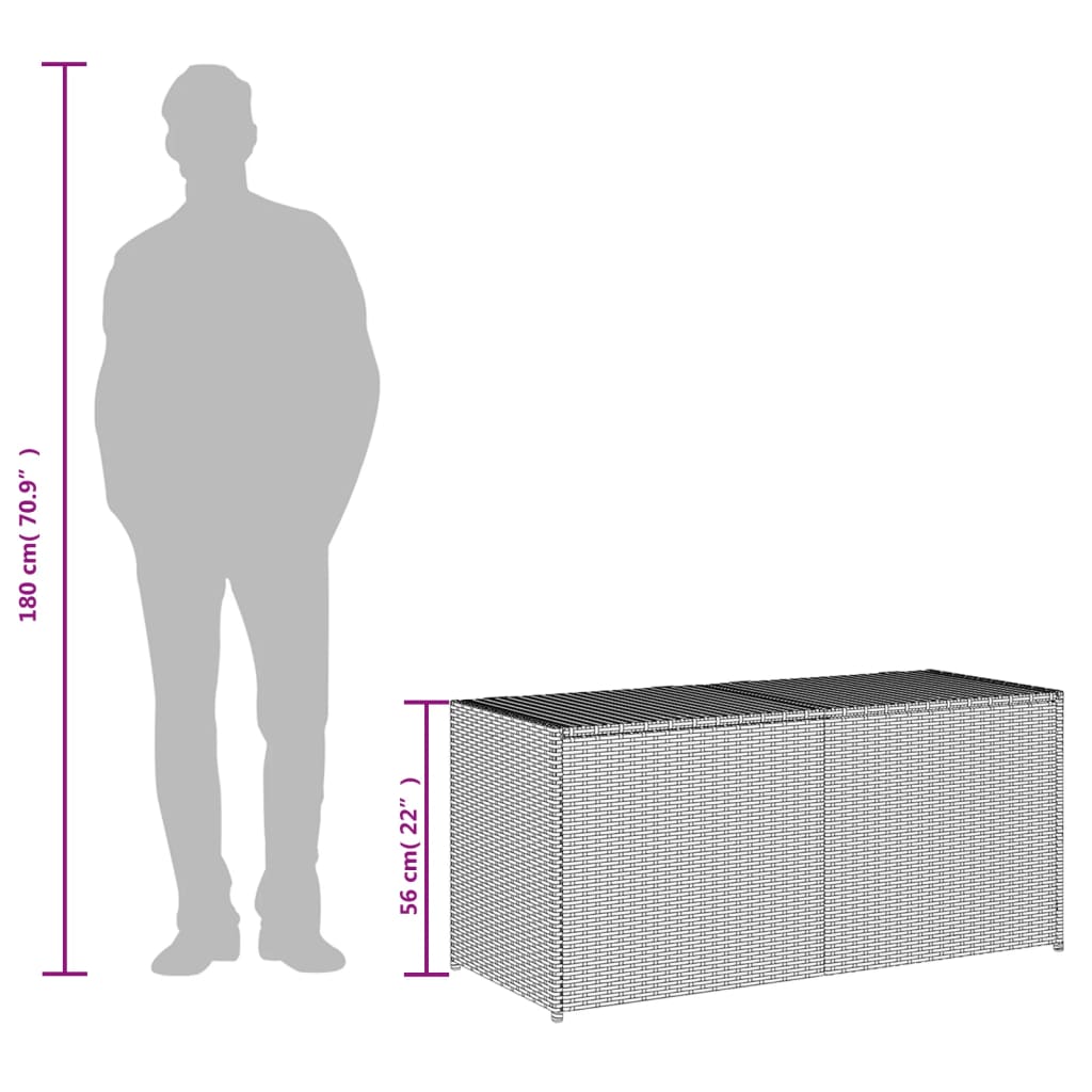 Dynbox blandad  283L konstrotting