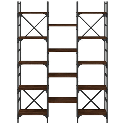 Bokhylla  ek 127,5x28,5x172,5 cm konstruerat trä