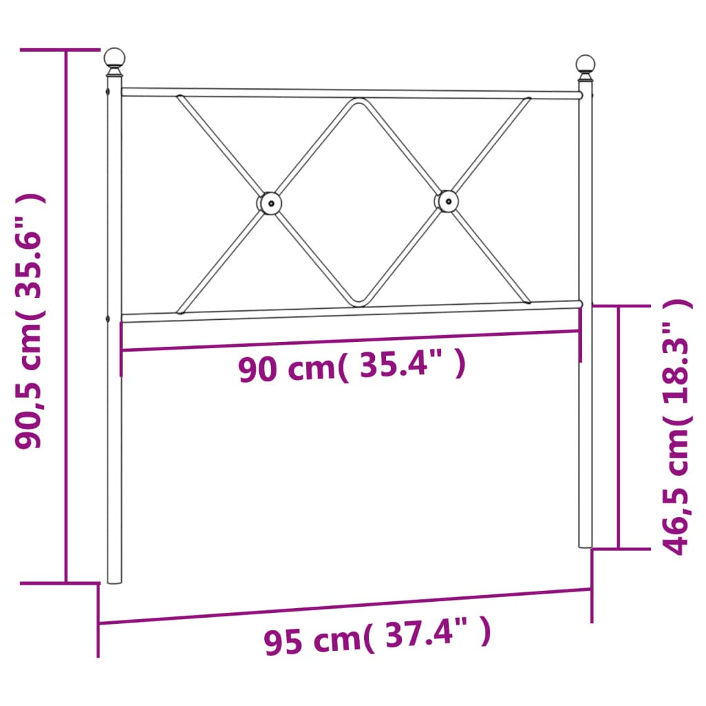 Huvudgavel metall