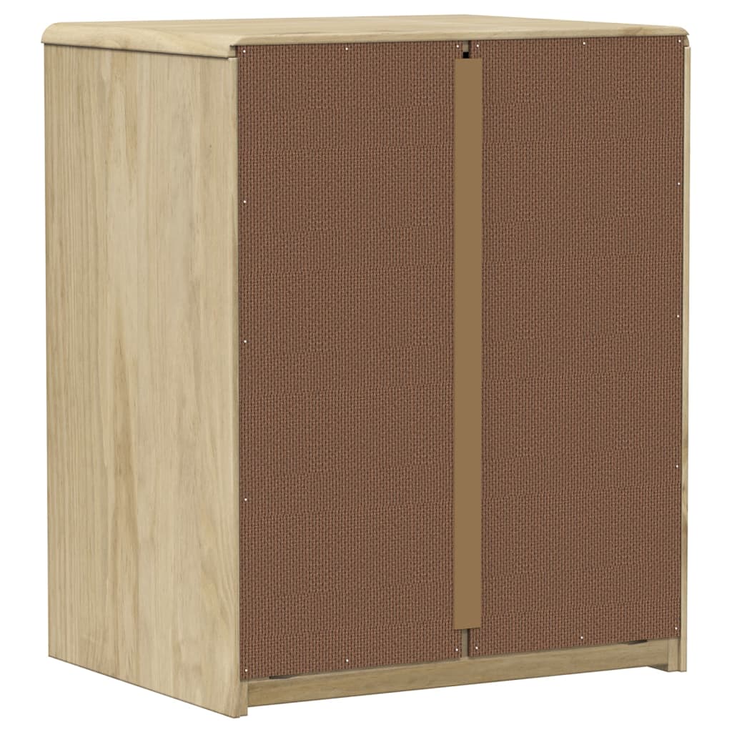 Sängbord SAUDA ek 44x35x56 cm massiv furu