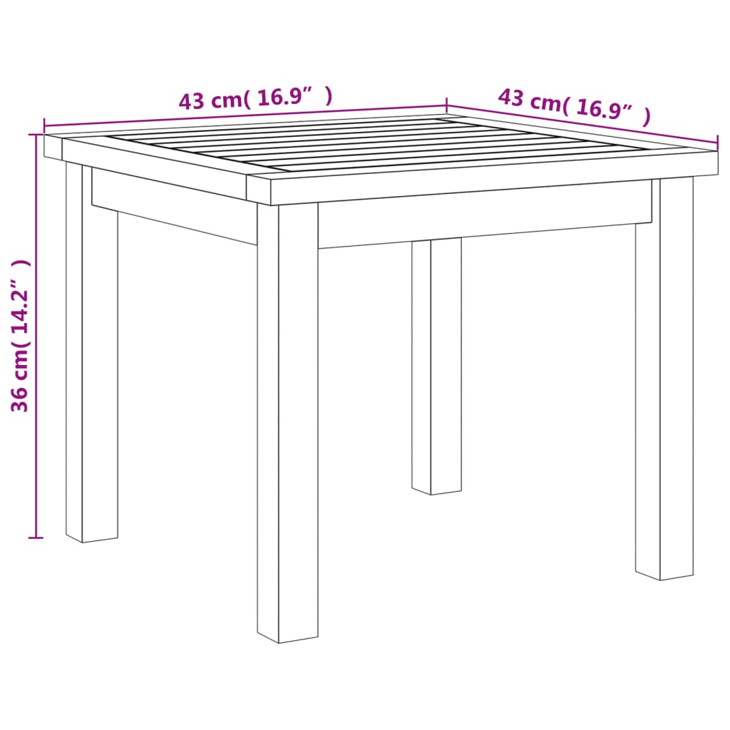 Caféset 3 delar beige konstrotting och akaciaträ