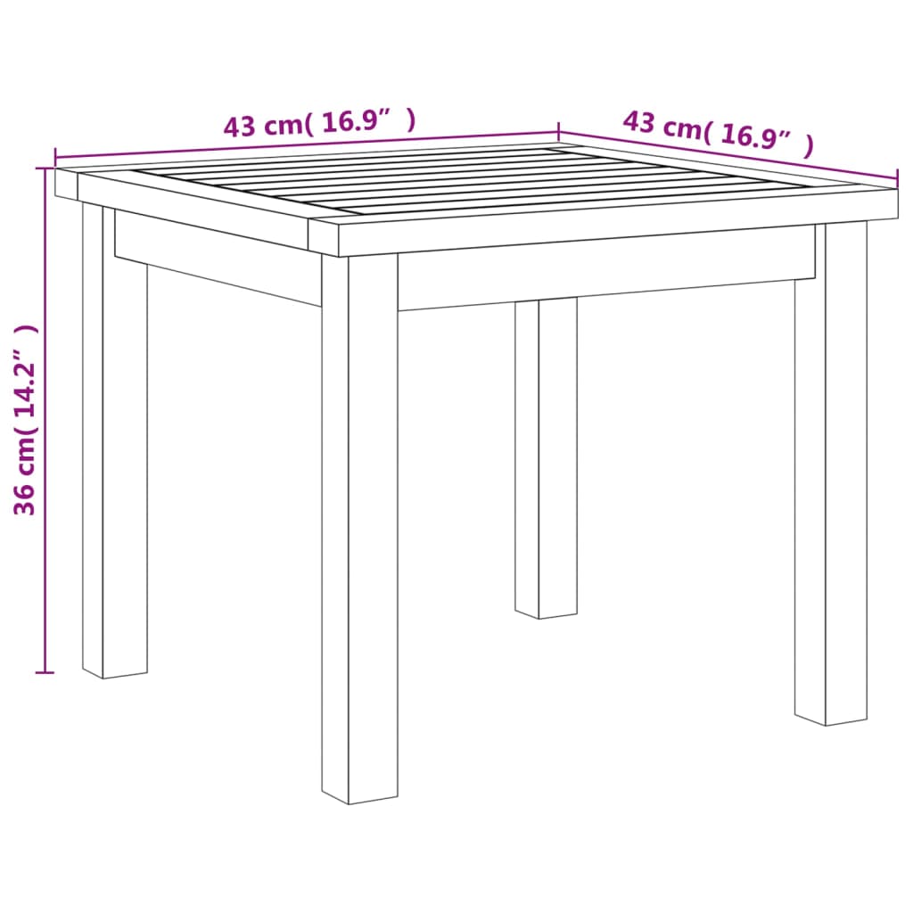 Caféset 3 delar beige konstrotting och akaciaträ