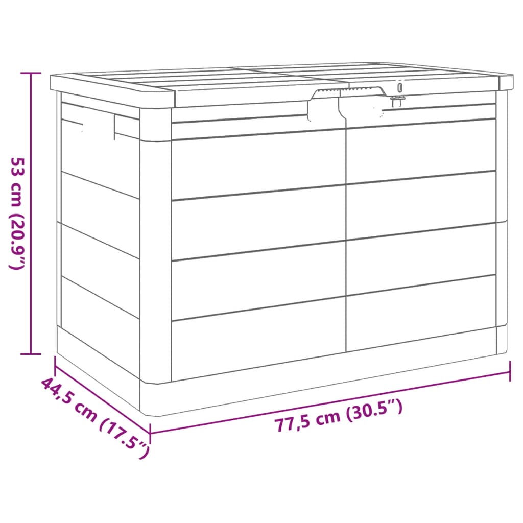 Dynbox  77,5x44,5x53 cm polypropen