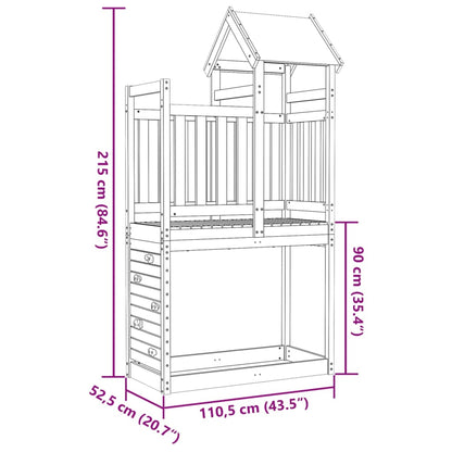 Lektorn 85x52,5x239 cm impregnerad furu