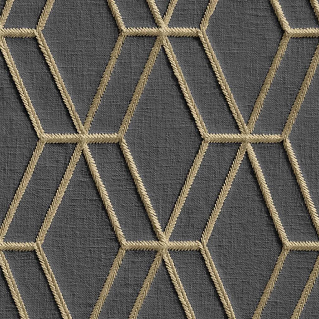 DUTCH WALLCOVERINGS Tapet hexagonal  och guld - Möbelfabriken